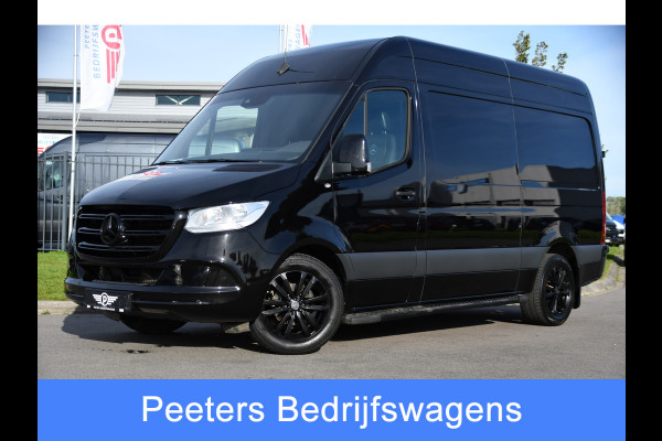 Mercedes-Benz Sprinter 317 1.9 CDI L2H2 Black Edition Camera, Cruise, Carplay, 3500kg, Clima, Sensoren, Automaat, Multimedia, Uniek!