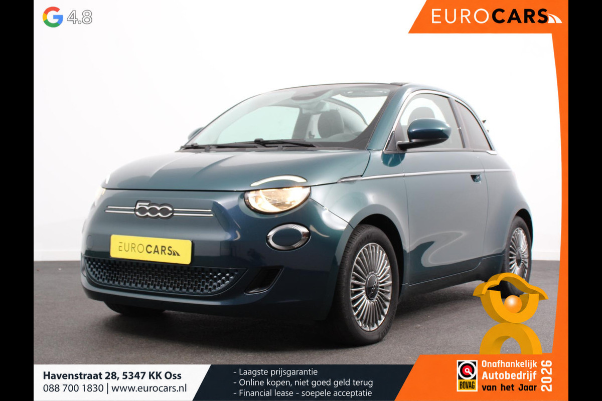 Fiat 500E Berline 42 kWh Automaat Climate control Cruise control Led Navigatie Apple Carplay/ Android Auto Lichtmetalen velgen