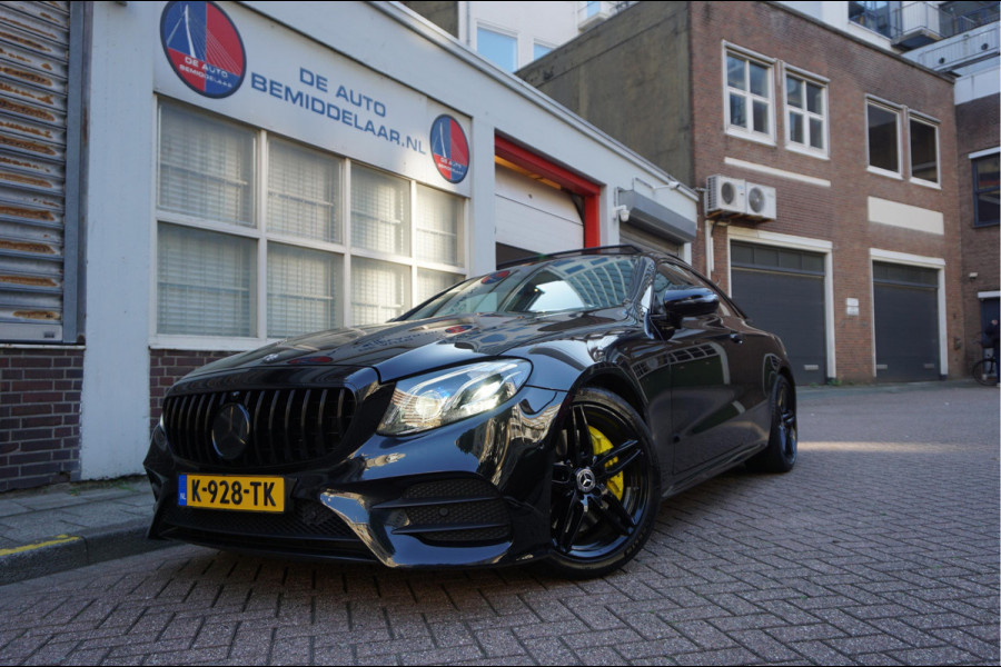 Mercedes-Benz E-Klasse Coupé 350 AMG Line | Black Optic | Pano | Sfeer | Leer | Adaptive + Lane | 360 | Aut9