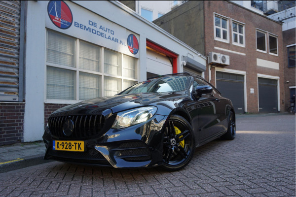 Mercedes-Benz E-Klasse Coupé 350 AMG Line | Black Optic | Pano | Sfeer | Leer | Adaptive + Lane | 360 | Aut9