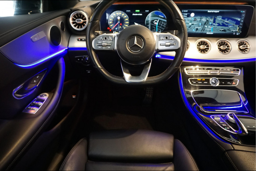 Mercedes-Benz E-Klasse Coupé 350 AMG Line | Black Optic | Pano | Sfeer | Leer | Adaptive + Lane | 360 | Aut9