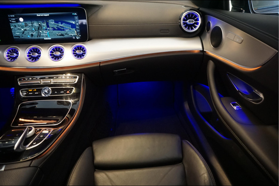 Mercedes-Benz E-Klasse Coupé 350 AMG Line | Black Optic | Pano | Sfeer | Leer | Adaptive + Lane | 360 | Aut9