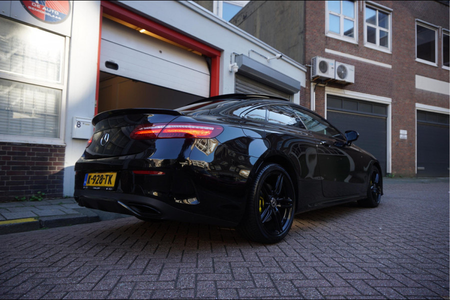 Mercedes-Benz E-Klasse Coupé 350 AMG Line | Black Optic | Pano | Sfeer | Leer | Adaptive + Lane | 360 | Aut9