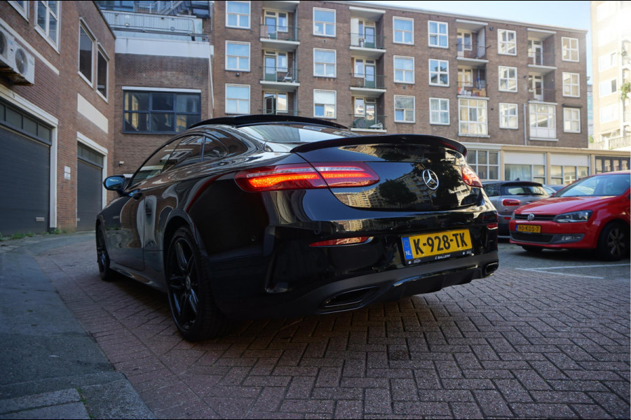Mercedes-Benz E-Klasse Coupé 350 AMG Line | Black Optic | Pano | Sfeer | Leer | Adaptive + Lane | 360 | Aut9