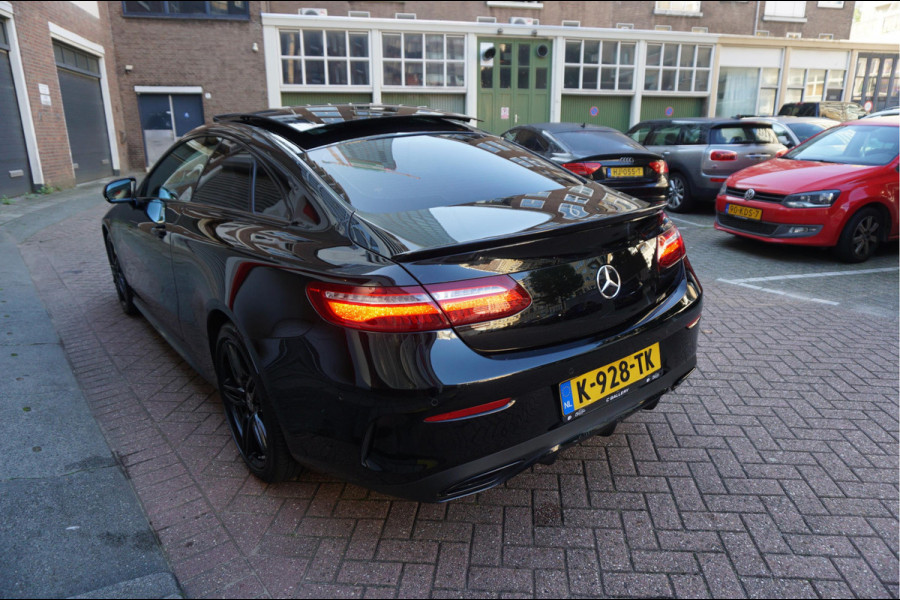 Mercedes-Benz E-Klasse Coupé 350 AMG Line | Black Optic | Pano | Sfeer | Leer | Adaptive + Lane | 360 | Aut9