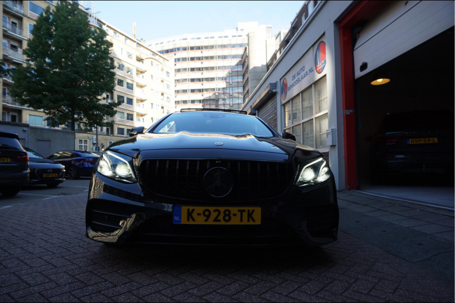 Mercedes-Benz E-Klasse Coupé 350 AMG Line | Black Optic | Pano | Sfeer | Leer | Adaptive + Lane | 360 | Aut9