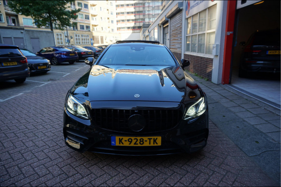 Mercedes-Benz E-Klasse Coupé 350 AMG Line | Black Optic | Pano | Sfeer | Leer | Adaptive + Lane | 360 | Aut9