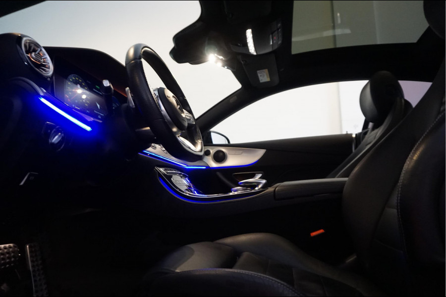 Mercedes-Benz E-Klasse Coupé 350 AMG Line | Black Optic | Pano | Sfeer | Leer | Adaptive + Lane | 360 | Aut9