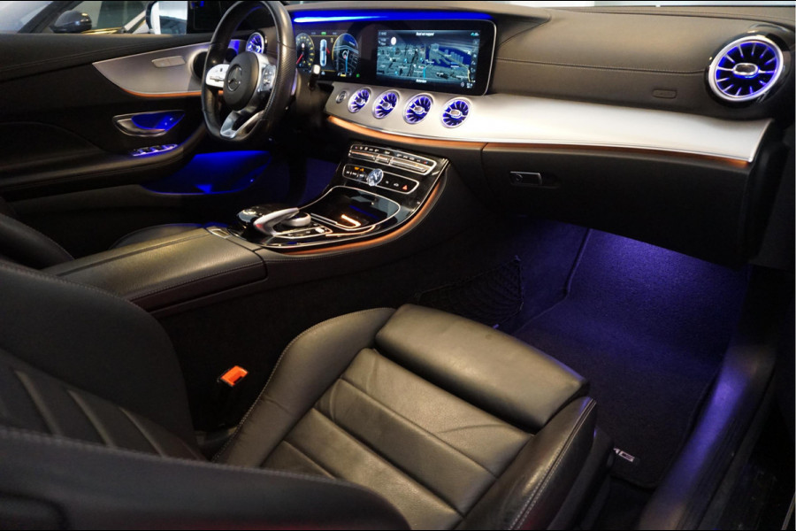 Mercedes-Benz E-Klasse Coupé 350 AMG Line | Black Optic | Pano | Sfeer | Leer | Adaptive + Lane | 360 | Aut9