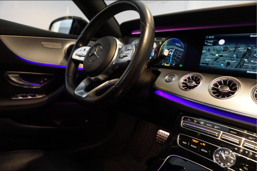 Mercedes-Benz E-Klasse Coupé 350 AMG Line | Black Optic | Pano | Sfeer | Leer | Adaptive + Lane | 360 | Aut9
