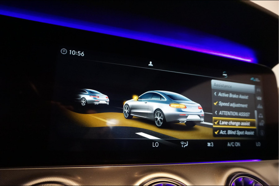Mercedes-Benz E-Klasse Coupé 350 AMG Line | Black Optic | Pano | Sfeer | Leer | Adaptive + Lane | 360 | Aut9