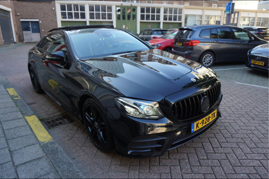 Mercedes-Benz E-Klasse Coupé 350 AMG Line | Black Optic | Pano | Sfeer | Leer | Adaptive + Lane | 360 | Aut9