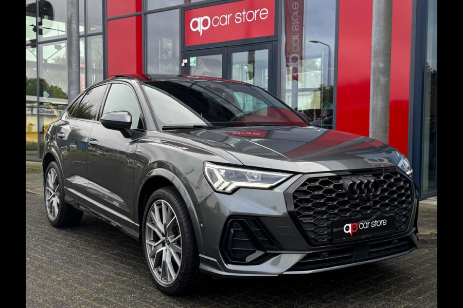 Audi Q3 Sportback 35 TFSI 3 X S-Line Uniek Vol | Panorama | Camera Parksens | Leder Red Stitch | Stoelverwarming| Keyless |Carplay