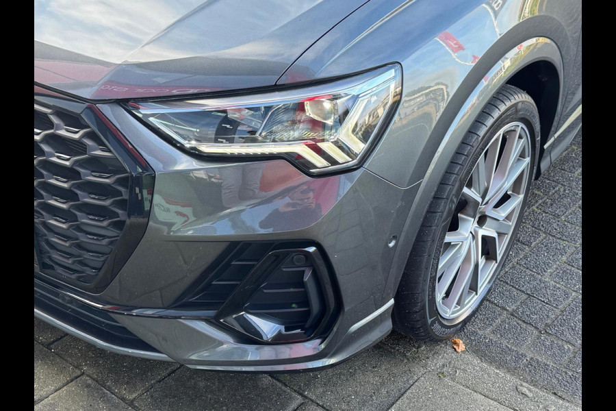 Audi Q3 Sportback 35 TFSI 3 X S-Line Uniek Vol | Panorama | Camera Parksens | Leder Red Stitch | Stoelverwarming| Keyless |Carplay