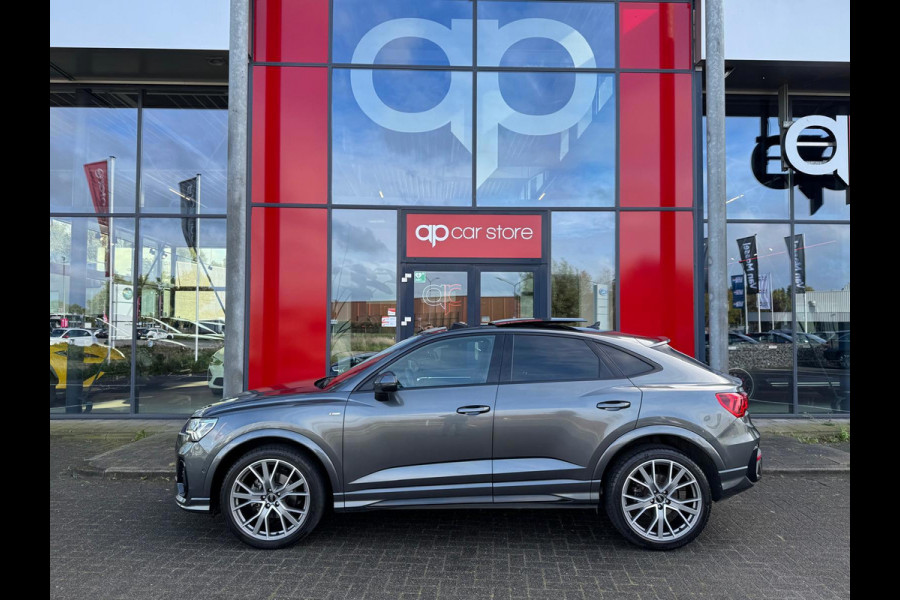 Audi Q3 Sportback 35 TFSI 3 X S-Line Uniek Vol | Panorama | Camera Parksens | Leder Red Stitch | Stoelverwarming| Keyless |Carplay