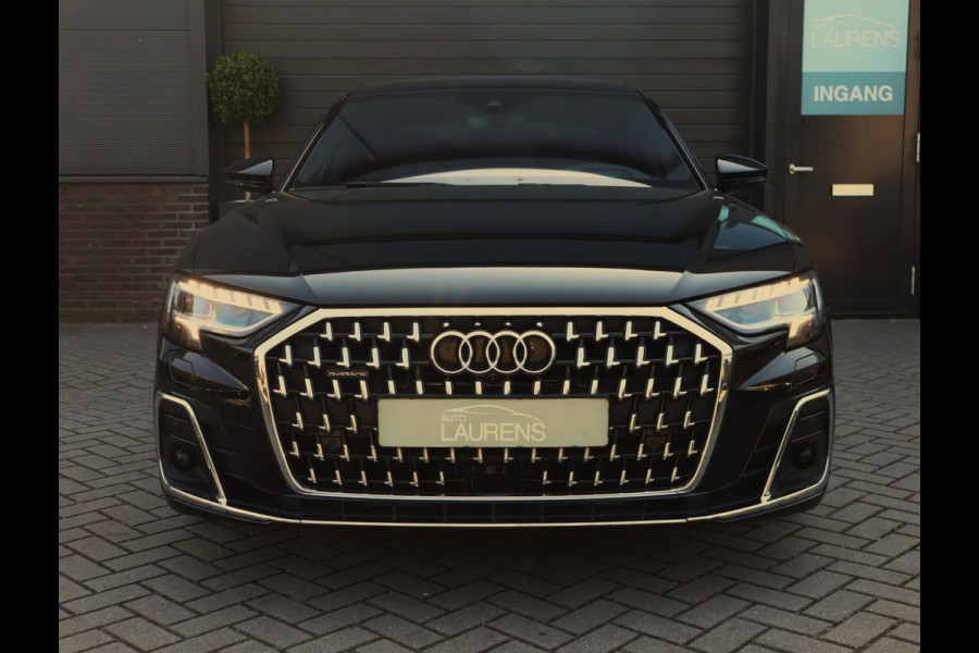 Audi A8 55 TFSI quattro Lang | Chauffeur Pakket | Massage stoelen voor en achter | B&O | Pano | Stoel ventilatie voor en achter