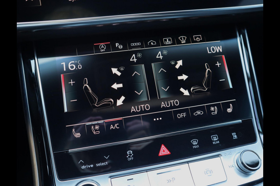 Audi A8 55 TFSI quattro Lang | Chauffeur Pakket | Massage stoelen voor en achter | B&O | Pano | Stoel ventilatie voor en achter