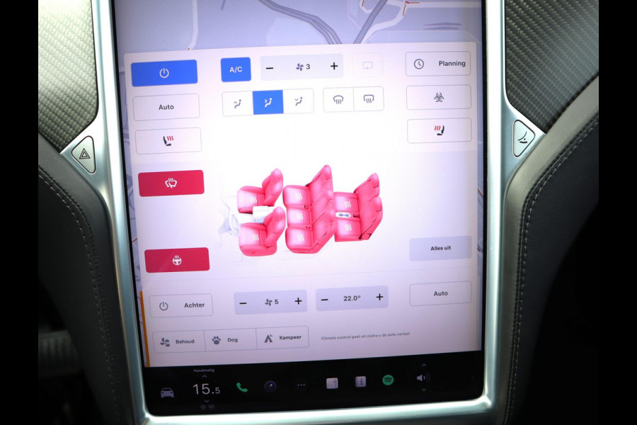 Tesla Model X 100D 7p. | 86% SOH | Verwarmde Stoelen en Stuur | Trekhaak |