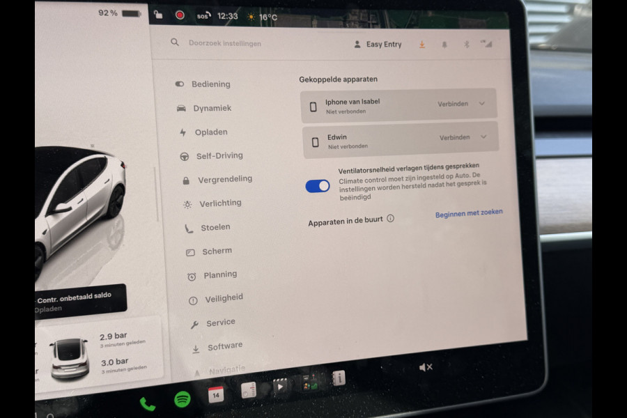 Tesla Model 3 BWJ 2022 | 283PK Standard RWD Plus 60 kWh | PANO DAK | LEER | CLIMA | STOEL&STUUR VERW | CARPLAY | PDC | LED |