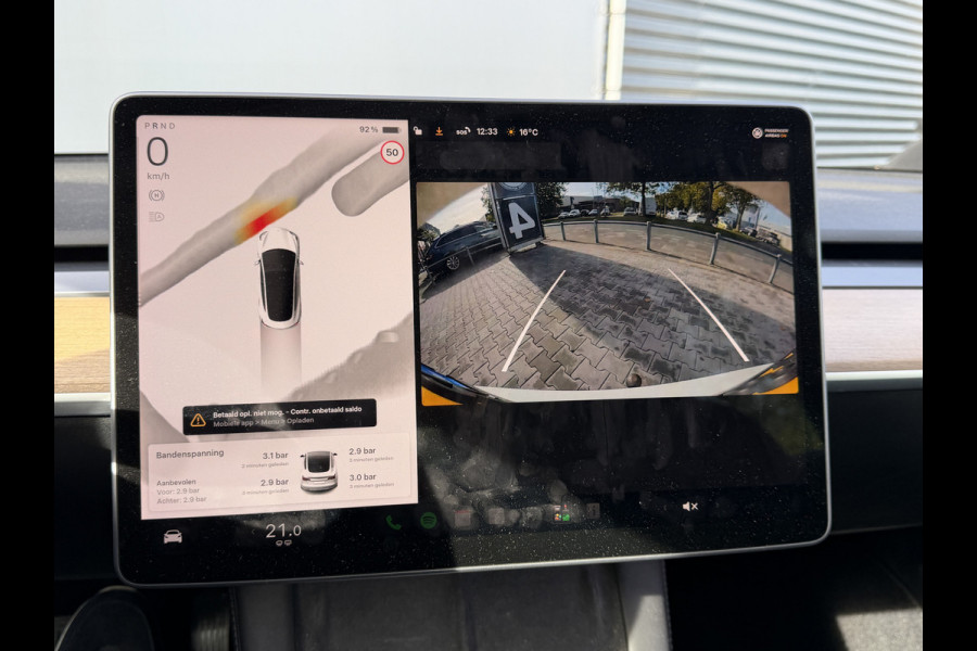 Tesla Model 3 BWJ 2022 | 283PK Standard RWD Plus 60 kWh | PANO DAK | LEER | CLIMA | STOEL&STUUR VERW | CARPLAY | PDC | LED |