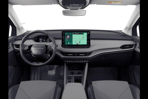 Škoda Enyaq 85 Business Edition 286 pk | Trekhaak | Achterbumper en dorpels in carosseriekleur | Velgen: 19" lichtmetalen velgen Regulus, antraciet gepolijst