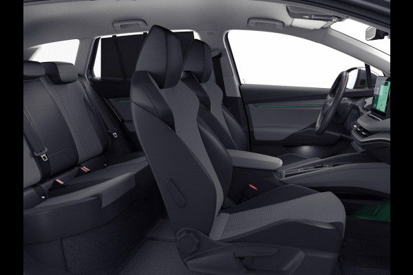 Škoda Enyaq 85 Business Edition 286 pk | Trekhaak | Achterbumper en dorpels in carosseriekleur | Velgen: 19" lichtmetalen velgen Regulus, antraciet gepolijst