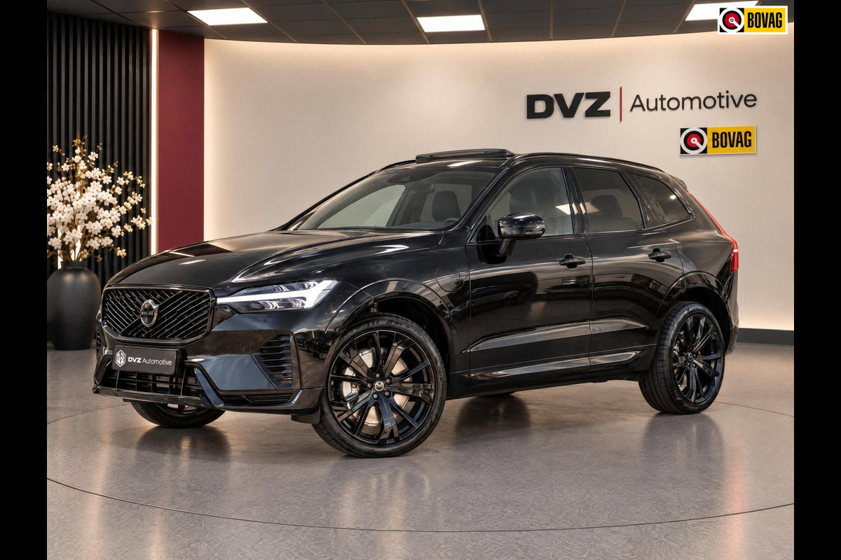 Volvo XC60 2.0 T8 Plug-in hybrid AWD Plus Black Ed. | Pano | SOH 100% | H/K Sound | Premium Pack | Nieuw | BTW