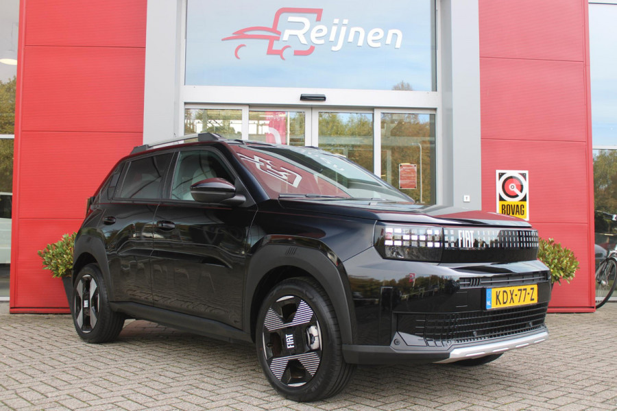 Fiat Grande Panda LA PRIMA 11 kW 44 kWh | WINTER PACK: (VERWARMBARE VOORSTOELEN, VERWARMBAAR STUURWIEL, VERWARMBARE VOORRUIT) | 17" LICHTMETALEN VELGEN "GLOSSY BLACK" | ELEKTRISCH INKLAPBARE BUITENSPIEGELS | MIDDENARMSTEUN VOOR | NAVIGATIE | DRAADLOZE TELEFOONLADER | ACHTERUITRIJ CAMERA MET DYNAMISCHE HULPLIJNEN | REGENSENSOR | CLIMATE CONTROL | DAB+ RADIO | DRAADLOZE APPLE CARPLAY/ANDROID AUTO | GETINTE ACHTERRUITEN | PARKEERSENSOREN VOOR EN ACHTER | CINEMA BLACK |