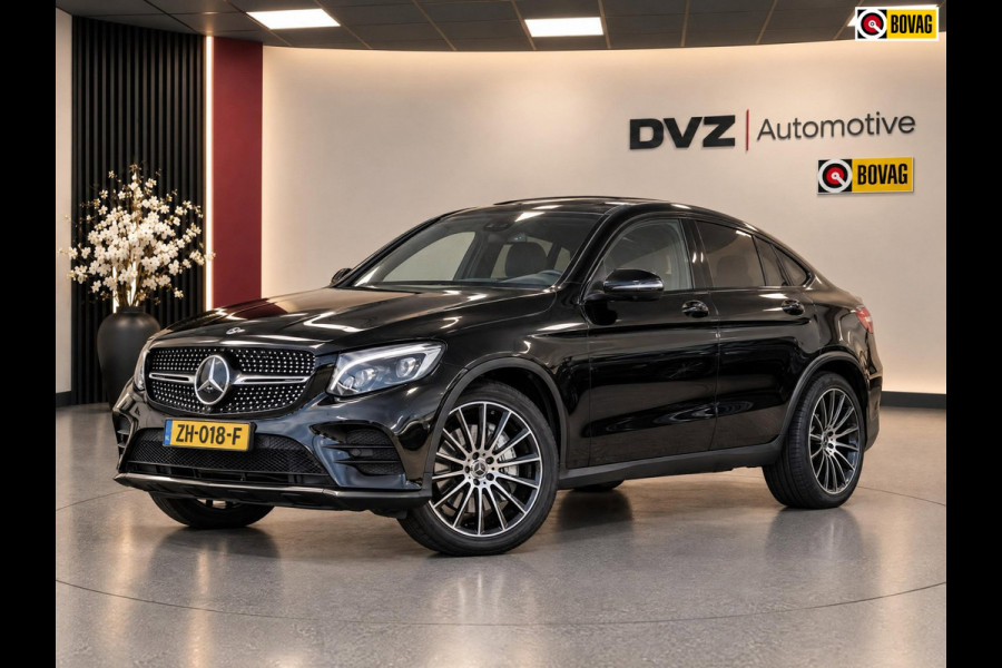 Mercedes-Benz GLC Coupé 350e 4MATIC Premium Plus AMG Night | Luchtvering | Burmester | Pano | Ventilatie