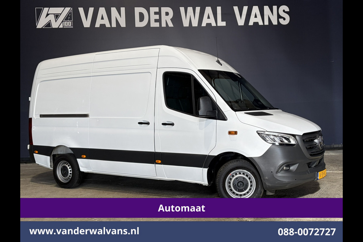 Mercedes-Benz Sprinter 317 CDI 170pk 9G-Tronic Automaat L2H2 Euro6 Airco | Camera | Navigatie | LED | Cruisecontrol | Stoelverwarming Chauffeursstoel, Parkeersensoren, Bijrijdersbank