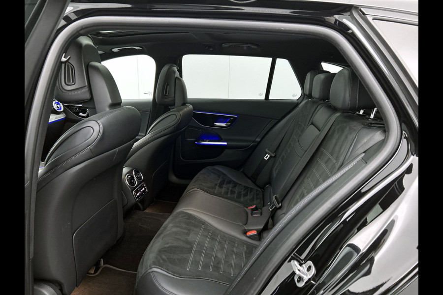 Mercedes-Benz C-Klasse Estate 300 e Star Edition AMG Line Plus | AMG in en Exterieur | Sfeerverlichting | Memory Seats | Trekhaak | Panoramadak schuif kantel dak | Incl. 24 maanden Mercedes-Benz Certified Garantie.