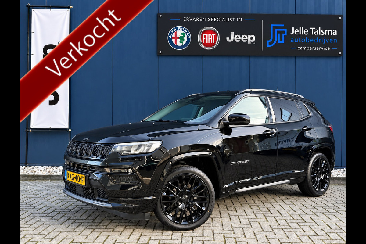 Jeep Compass 1.5T e-Hybrid High Altitude | Winter pack | Apple carplay/Android Auto | Camera | 19'' LMV Glossy black