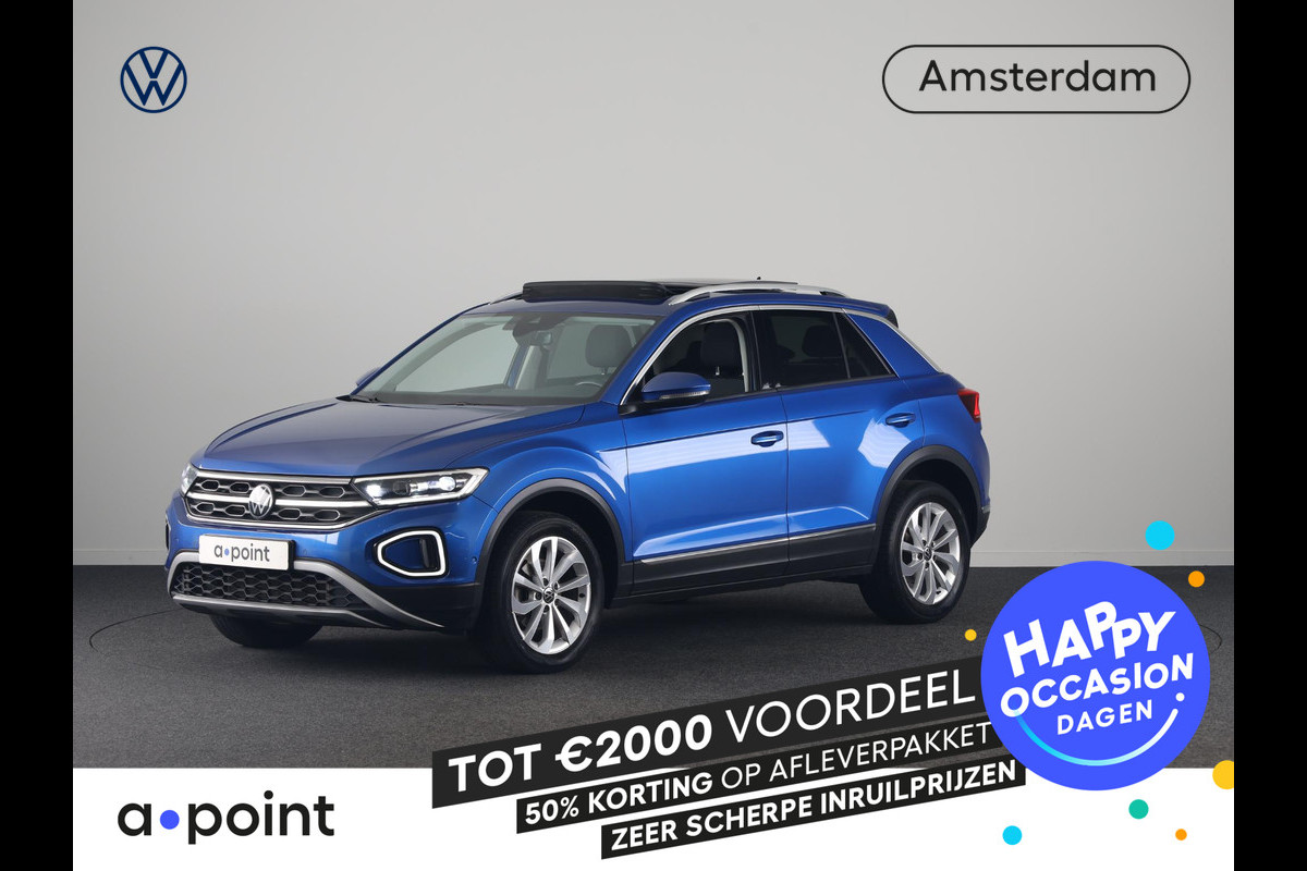 Volkswagen T-Roc 1.5 TSI Style 150PK | Automaat (DSG ) Navigatie | Panoramadak | Digitaal dashboard
