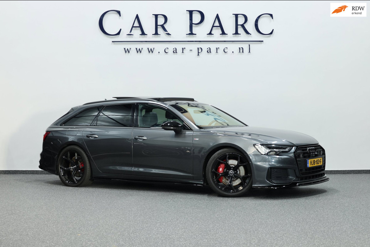 Audi A6 Avant 55 TFSI e quattro Competition 3x S-line BTW/MAXTON/SFEER/VIRTUAL/PANO/LEER+VERWARMING+MEMORY/20"/360/12 MDN GARANTIE