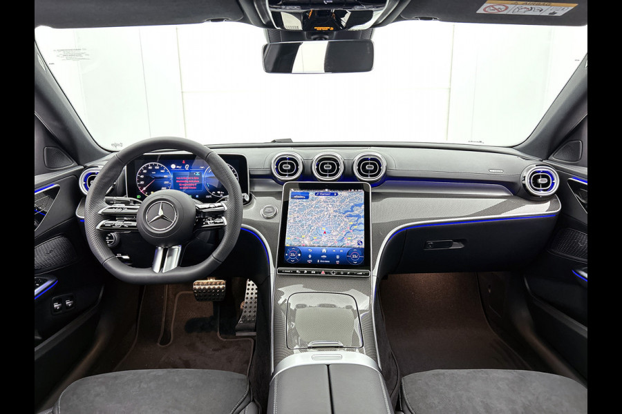 Mercedes-Benz C-Klasse 300 e 140 Years Edition | AMG line | Trekhaak | Panoramaschuifdak | 360°-camera | Nightpakket | Adapt. Cruise Control |