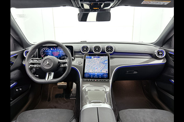Mercedes-Benz C-Klasse 300 e 140 Years Edition | AMG line | Trekhaak | Panoramaschuifdak | 360°-camera | Nightpakket | Adapt. Cruise Control |