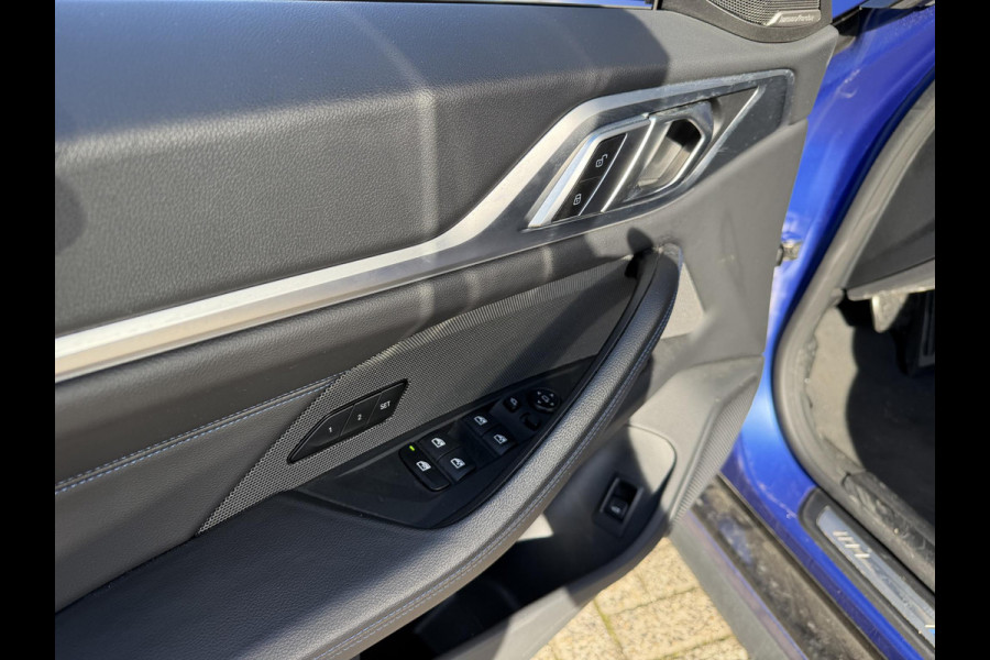 BMW i4 M50 High Executive 84 kWh 19"/Lederen M-stoelen + memory/Harman Kardon/Keyless/Camera/Adaptief M onderstel/Stoelverwarming