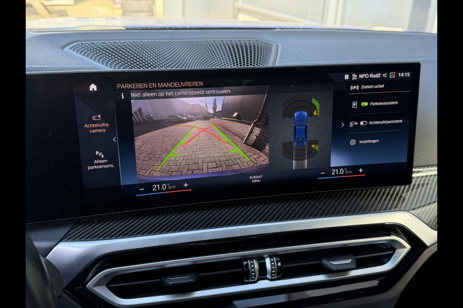 BMW i4 M50 High Executive 84 kWh 19"/Lederen M-stoelen + memory/Harman Kardon/Keyless/Camera/Adaptief M onderstel/Stoelverwarming