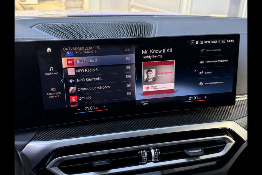 BMW i4 M50 High Executive 84 kWh 19"/Lederen M-stoelen + memory/Harman Kardon/Keyless/Camera/Adaptief M onderstel/Stoelverwarming