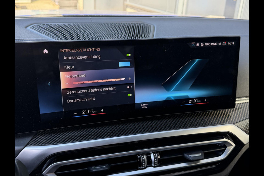 BMW i4 M50 High Executive 84 kWh 19"/Lederen M-stoelen + memory/Harman Kardon/Keyless/Camera/Adaptief M onderstel/Stoelverwarming