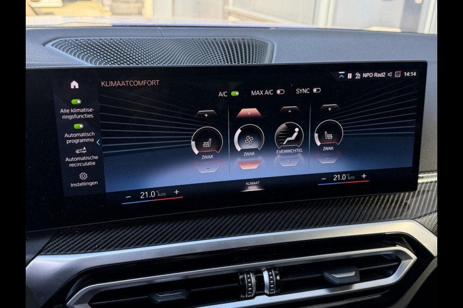 BMW i4 M50 High Executive 84 kWh 19"/Lederen M-stoelen + memory/Harman Kardon/Keyless/Camera/Adaptief M onderstel/Stoelverwarming