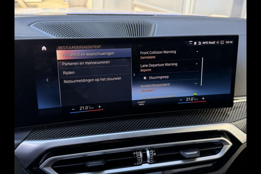 BMW i4 M50 High Executive 84 kWh 19"/Lederen M-stoelen + memory/Harman Kardon/Keyless/Camera/Adaptief M onderstel/Stoelverwarming