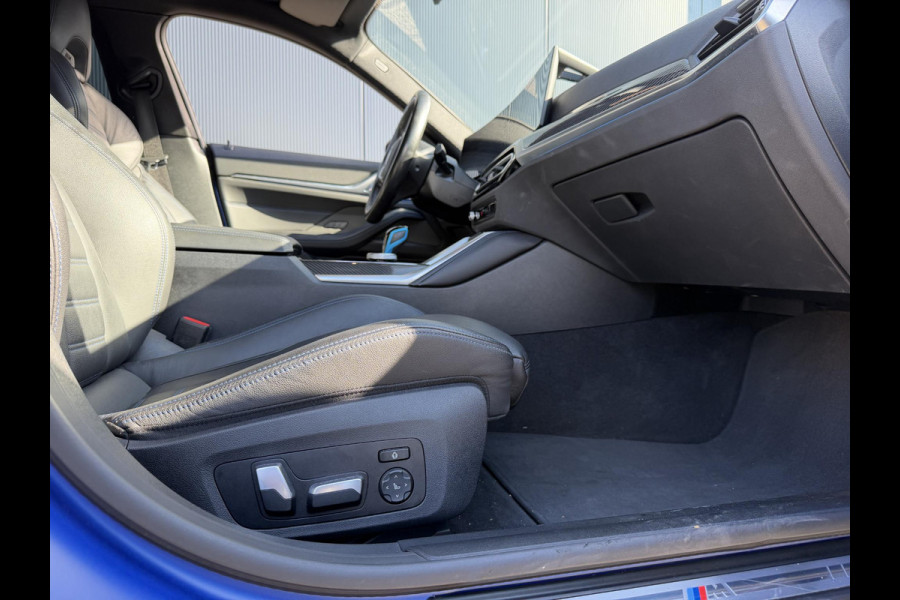BMW i4 M50 High Executive 84 kWh 19"/Lederen M-stoelen + memory/Harman Kardon/Keyless/Camera/Adaptief M onderstel/Stoelverwarming