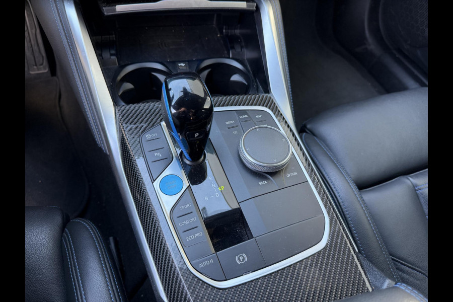 BMW i4 M50 High Executive 84 kWh 19"/Lederen M-stoelen + memory/Harman Kardon/Keyless/Camera/Adaptief M onderstel/Stoelverwarming