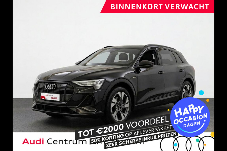 Audi e-tron 55 quattro S edition 95 kWh 408pk | SOH 94,42% | Panoramdak | Parkeercamera | Luchtvering | matrix Led koplampen