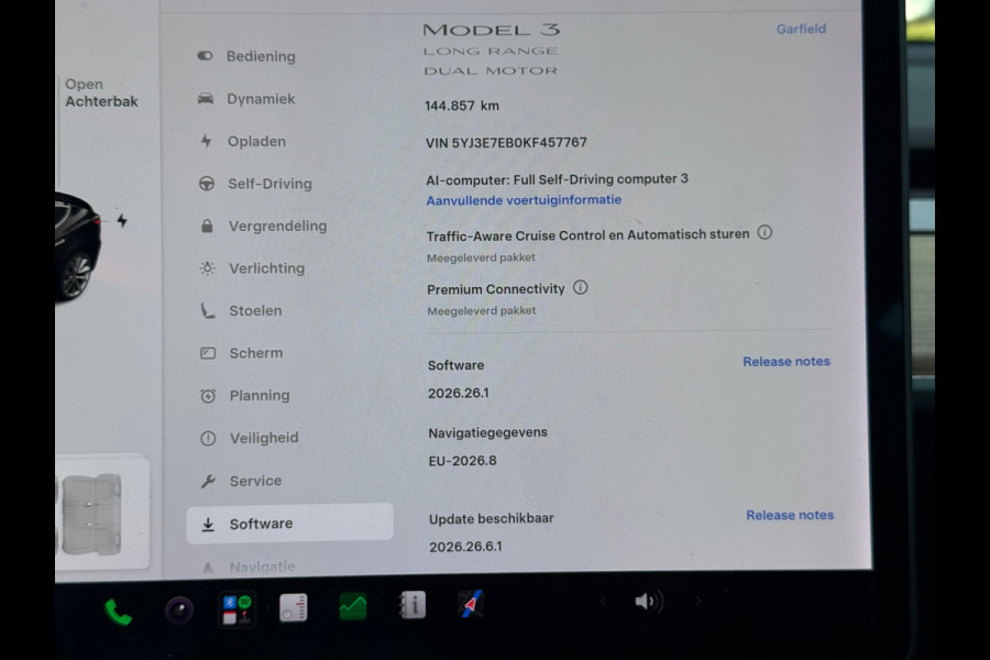 Tesla Model 3 Dual Long Range AWD 75 kWh 84,3 SOH l Pano l Leder l Camera l