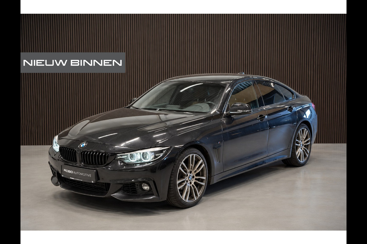 BMW 4 Serie Gran Coupé 418i High Executive M Sport | Stoelverwarming | Cruise Control | Parkeersensoren | LED | HIFI | Navigatie | DAB | Climate Control | Leer | Keyless |