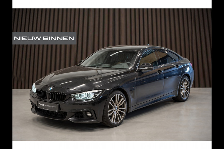 BMW 4 Serie Gran Coupé 418i High Executive M Sport | Stoelverwarming | Cruise Control | Parkeersensoren | LED | HIFI | Navigatie | DAB | Climate Control | Leer | Keyless |