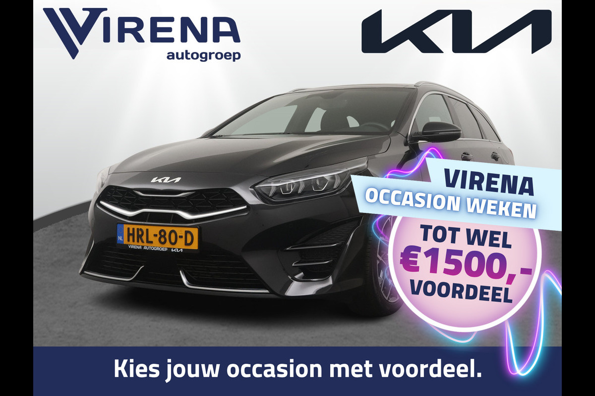 Kia Ceed Sportswagon 1.5 T-GDi GT-Line - Kantel/schuifdak - Navigatie - Adaptive Cruisecontrol - Achteruitrijcamera - Parkeersensoren - Fabrieksgarantie T/M 06-06-2032