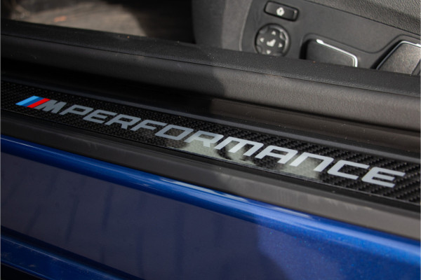 BMW M4 xDrive Competition 531PK | ACC | M Performance Aero Parts |360 Cam | HUD | Harman Kardon | Pano | Stoel Ventilatie + Verwarming  M Drive Professional | LCI | LED | Stuurverwarming | Frozen Portimao Blau metallic | Nieuwprijs €171.214,- | Shadow Line | Fabrieksgarantie.